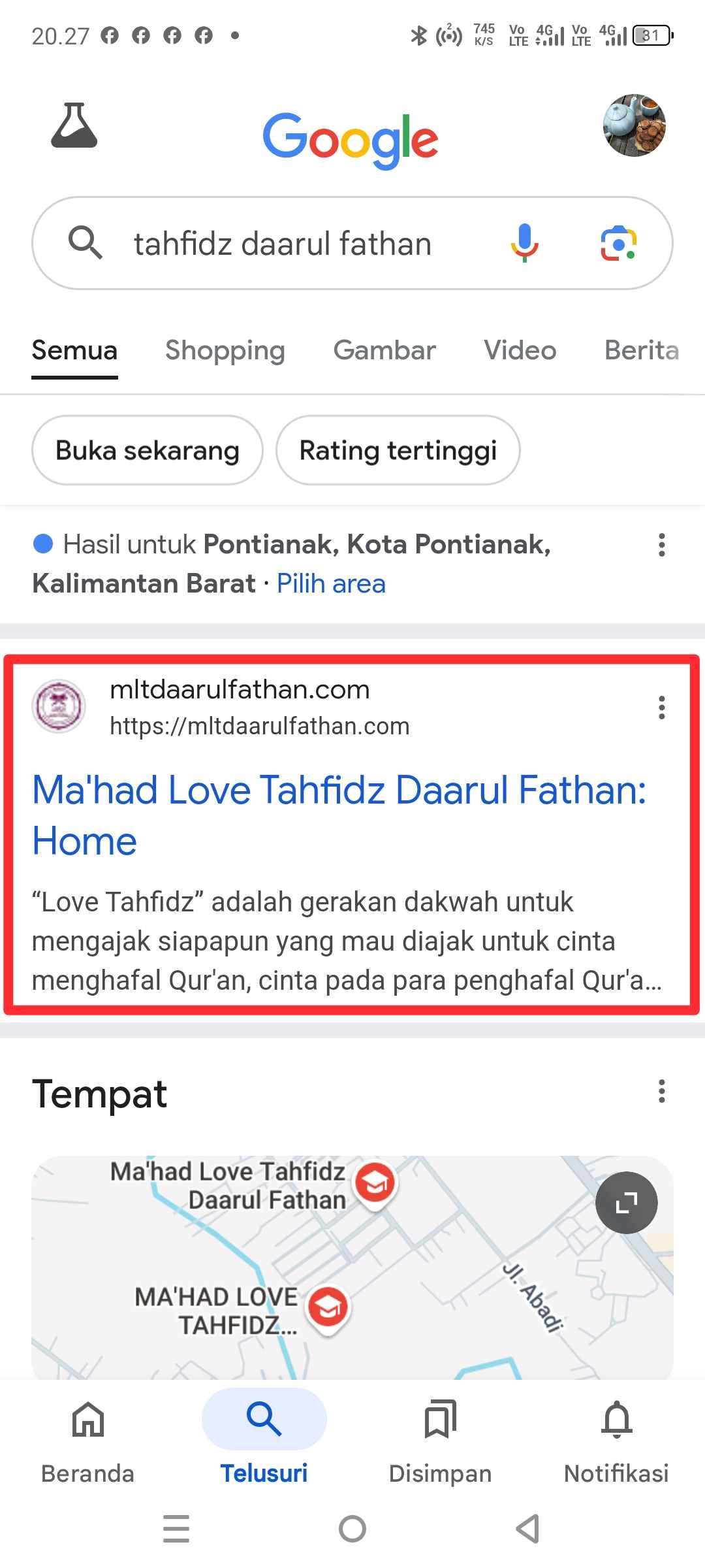 tahfidz daarul fathan seo_11zon